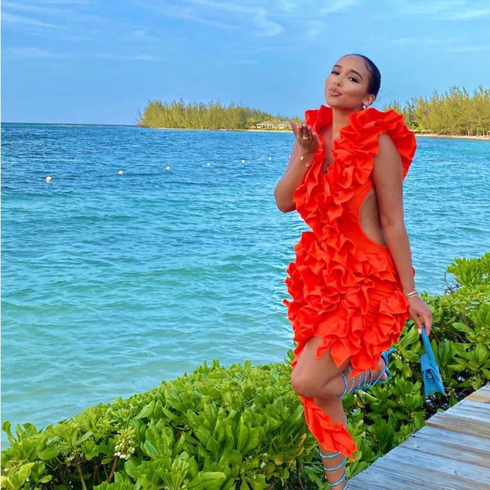 Beverly Hills Luxury Ruffle Dress